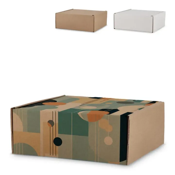 Custom made giftbox for 4 pcs mugs  24,3x24,3x9,9 cm - LT83220 (gadzety reklamowe)